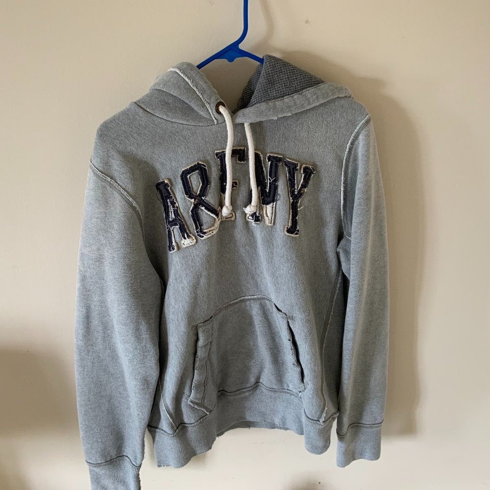Abercrombie & Fitch (A&F) Male Gray Hoodie M